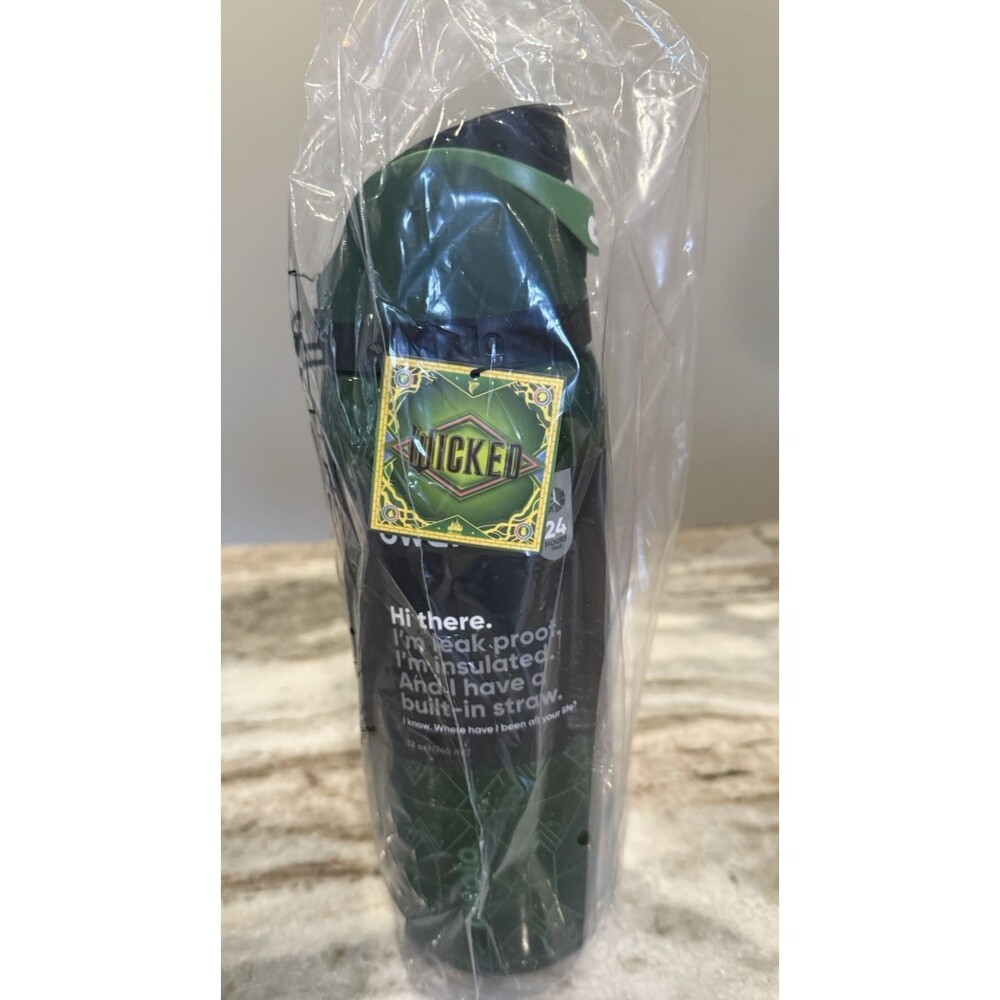 Owala Wicked For Good Elphaba 32oz Freesip Green Ready to Ship ASAP! - Picture 8 of 9